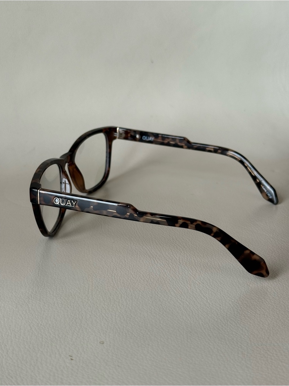 quay tortoiseshell hardwire mini blue light glasses - Picture 5 of 12